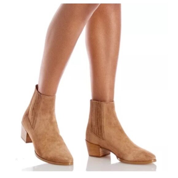 rag & bone Rover Chelsea beige suede Boots (Women) size 36 - Picture 1 of 9